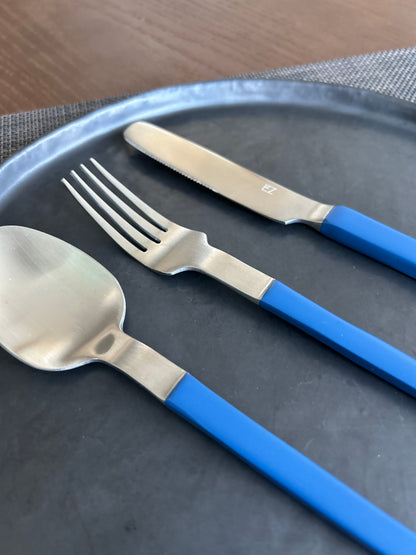 Sapphire Blue Cutlery Set Of 5