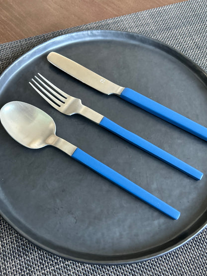 Sapphire Blue Cutlery Set Of 3