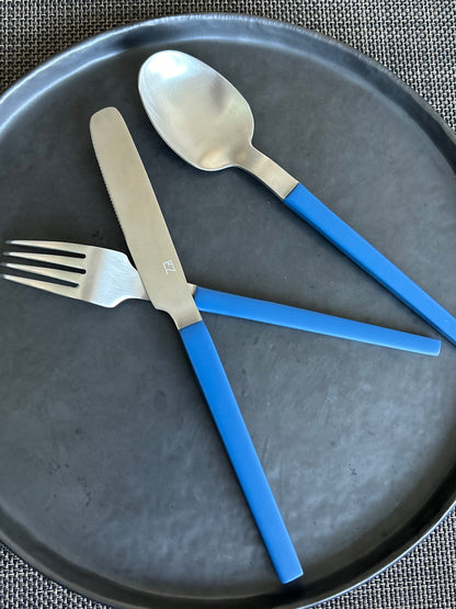 Sapphire Blue Cutlery Set Of 5